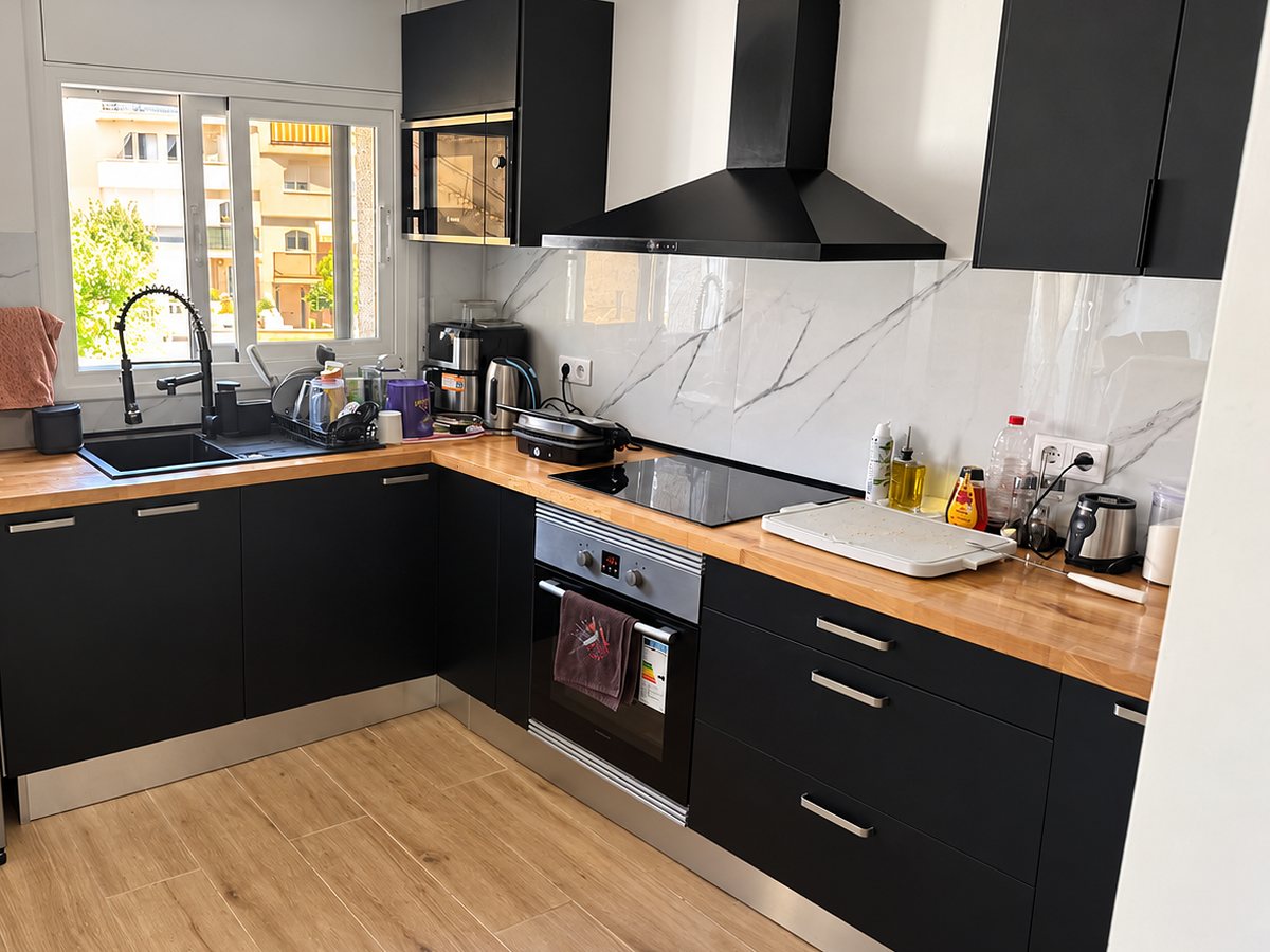 Cocina de una casa pareada en Tordera